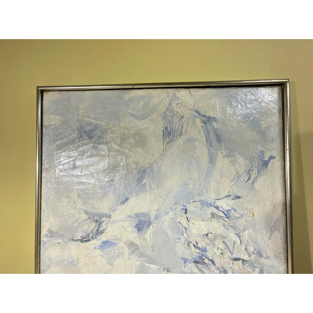 Signed Vintage Abstract Painting - Mid-Century Modern Original Art For Sale In Miami - Image 6 of 17