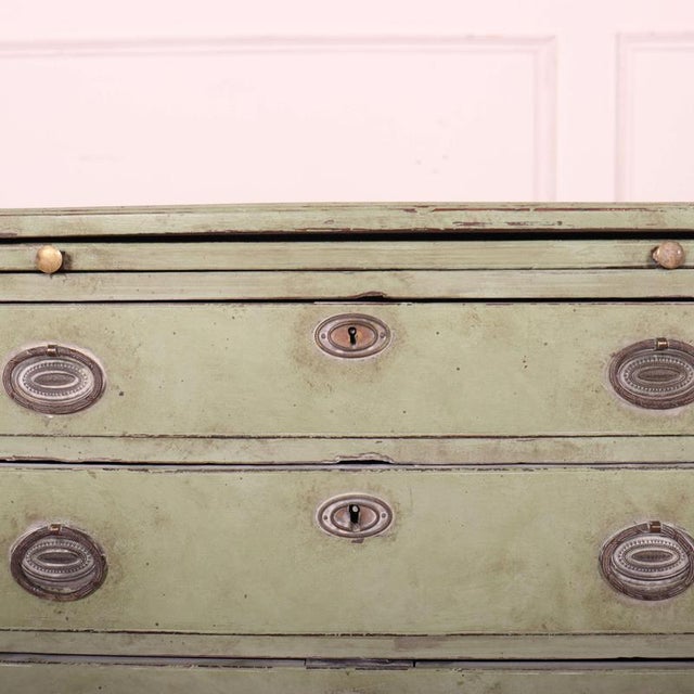 Small English Painted Chest of Drawers For Sale - Image 6 of 11