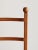 Wood The Vintage Solid Wood Geometric Ladder Back Dining Chairs For Sale - Image 7 of 14