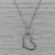 2010s 0.20ctw Diamond Openheart Pendant 14k White Gold 18" Rope Chain For Sale - Image 5 of 6