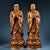 Late 20th Century Set of 3 Gilt Bronze Figures of Shakyamuni Buddha and Disciples For Sale - Image 4 of 9