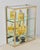 Brass French Art Deco Brass Wall Vitrine For Sale - Image 8 of 9