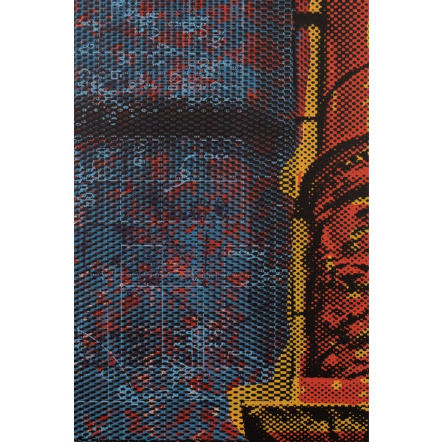 Gothic Judith Lipnik Perlow Column Series VIII 2003 Signed Serigraph in Colors on Paper For Sale - Image 3 of 4