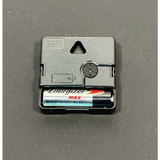 Postmodern Memphis Group Style Wall Tabletop Clock Battery Operated, Circa 1980s For Sale - Image 10 of 12