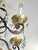Mid 20th Century Mid 20th Century Restored Spanish Revival Cast Iron & Crystal Chandelier For Sale - Image 5 of 9