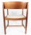 Danish Mahogany and Light Fabric Armchair from Søborg, 1960s For Sale - Image 6 of 12