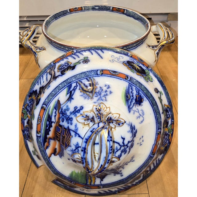 Early 19th Century Early 19th Century English Ironstone Soup Tureen For Sale - Image 5 of 5