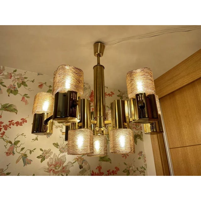 Ceiling Lamp by Gaetano Sciolari for Sciolari, 1970s For Sale - Image 6 of 18