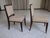 Beige Leather Side Chairs with Brass from the Hotel Baur Au Lac Zurich, 1980, Set of 2 For Sale - Image 6 of 18