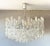 Vintage Acrylic Glass Chandelier For Sale - Image 4 of 8