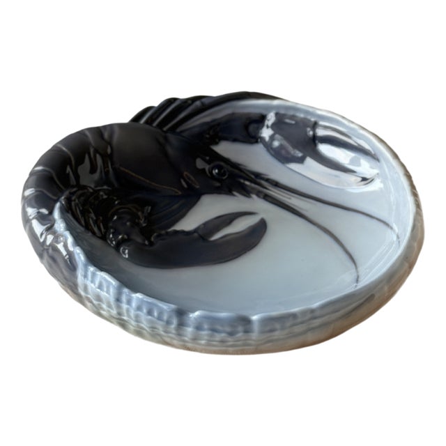 Porcelain Lobster Bowl by Erik Nielsen for Royal Copenhagen, 1960s For Sale