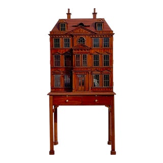 Vintage Boho Maitland Smith Dollhouse Dry Bar For Sale