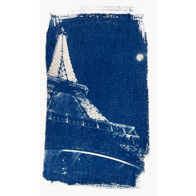 This is a giclee print from an original cyanotype, which was pulled from a negative captured with a pinhole camera and a...