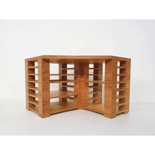 Gold Dutch Plywood Desk For Sale - Image 8 of 18