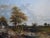 Robert Scalvini, Landscape Composition, 1980s, Oil Painting on Canvas, Framed For Sale - Image 14 of 16