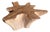 Sculptural Solid Teak Wood Sofa Table With Natural Grain & Bleached Finish For Sale