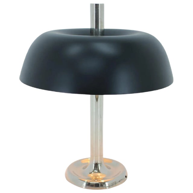 Large Mid-Century Mushroom Table Lamp from Hillebrand, 1970s For Sale
