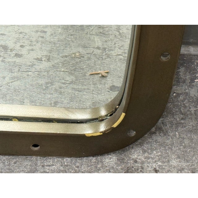 Restoration Hardware Teen Pierced Metal Wall Mirror For Sale - Image 10 of 12