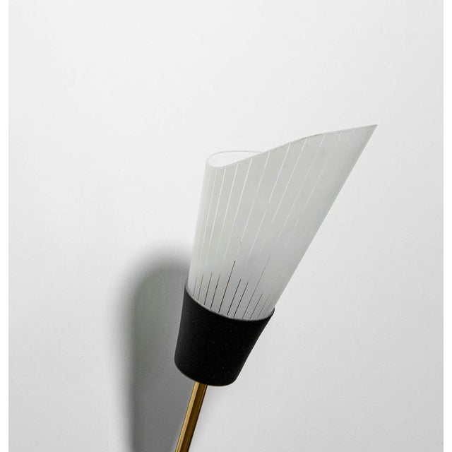 Metal Swedish Brass Wall Sconces, 1960s, Set of 2 For Sale - Image 7 of 10