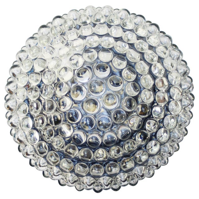 Mid-Century Modern Crystal Glass and Bakelite Sconce For Sale - Image 4 of 8