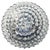 Mid-Century Modern Crystal Glass and Bakelite Sconce For Sale - Image 4 of 8