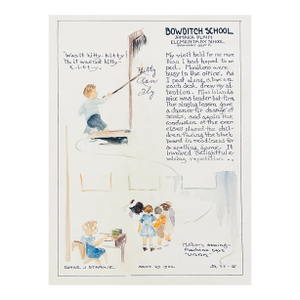 1932 Eunice Starkie Bowditch School Massachusetts Painting