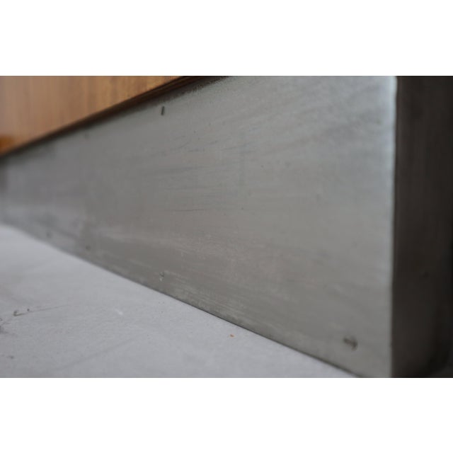 Modern Wall-Mounted Cloakroom in Teak with Aluminium and Nickel-Plated Brass, 1950s For Sale - Image 16 of 18