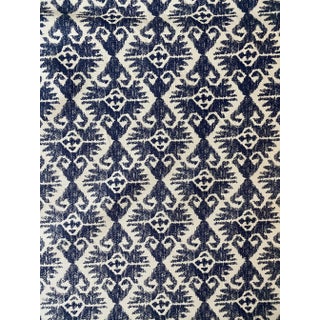 China Seas Quadrille Aztec Ikat Fabric 4 1/2 Yards For Sale
