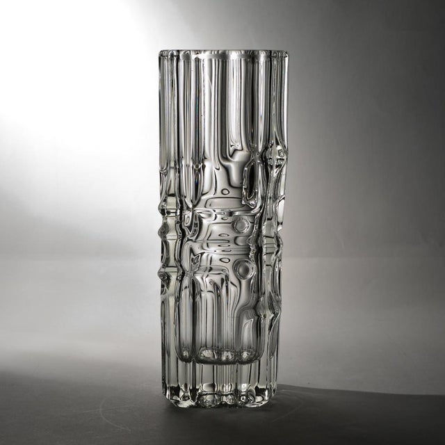 Glass Vase by Vladislav Urban for Sklo Union Rosice, 1960s For Sale - Image 4 of 15