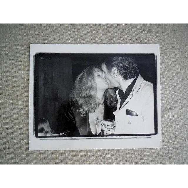 Fred McDarrah, Larry Rivers, Sylvia Miles Vintage Silver Gelatin Photograph Photo Print Pop Art, 1976 For Sale