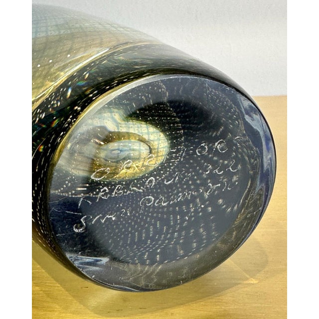 Crow Vase by Sven Palmqvist for Orrefors, 1950s For Sale - Image 3 of 6