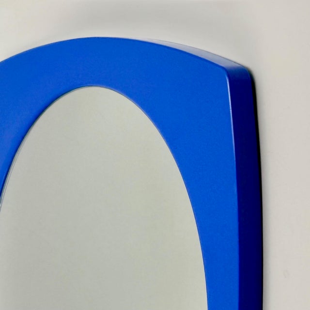 Glass French Space Age Mirror with Plastic Frame, 1970s For Sale - Image 7 of 12