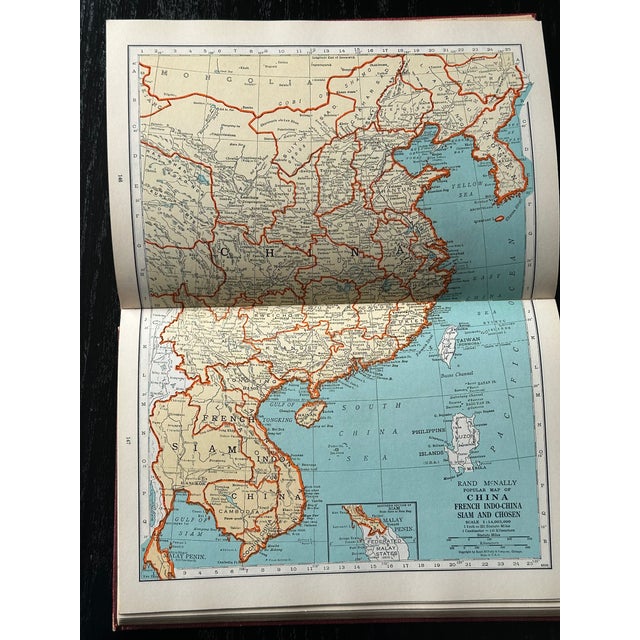 1930s Vintage World Atlas For Sale - Image 9 of 18