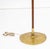 Modern Brass and Walnut Swing Arm Floor Lamp For Sale - Image 4 of 6