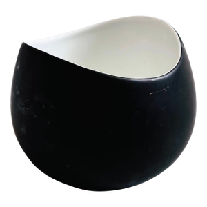Rosenthal Germany Continental China Charcoal Sugar Bowl by Raymond Loewy