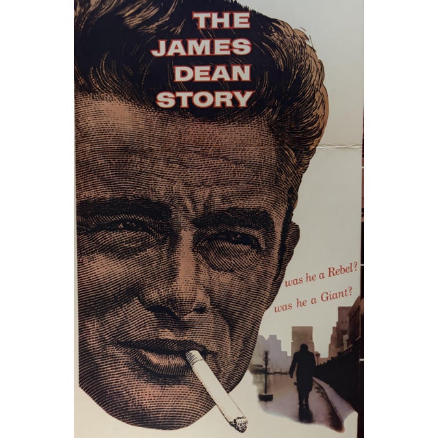 James Dean Original Movie Poster Insert 1950’s Vintage movie poster-Insert, printed on heavy card stock, inserts were...