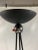 Black Mid-Century Tripod Torchiere Floor Lamp by "Keystone" For Sale - Image 8 of 11