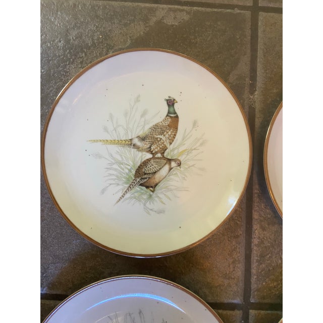 Vintage Andrea by Sadek Wild Game Bird Plates, Japan - Set of 4 For Sale In Savannah - Image 6 of 11