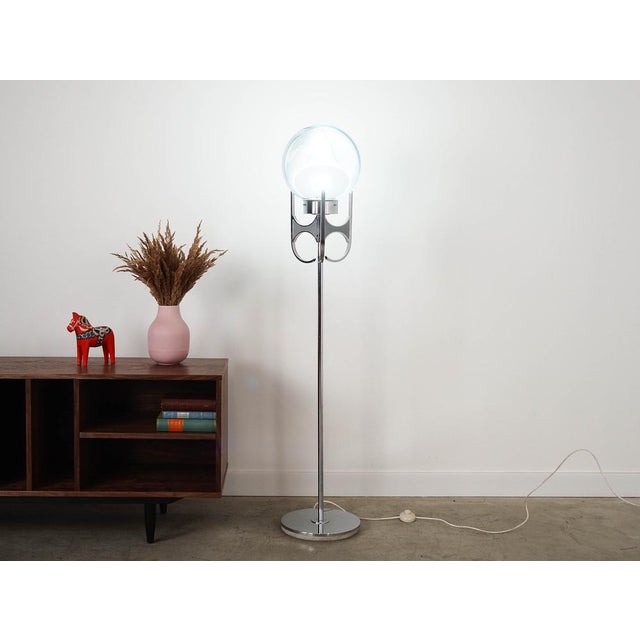 Italian Murano Glass Floor Lamp, 1970s For Sale - Image 3 of 14