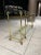 Mid-Century Modern Brass Swan Console Sofa Table Manner of Jansen For Sale - Image 12 of 13