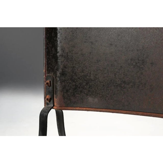 Metal Art Nouveau Fire Screen For Sale - Image 7 of 13