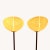 Yellow and White Murano Glass Floor Lamps, 1980s, Set of 2 For Sale - Image 4 of 6