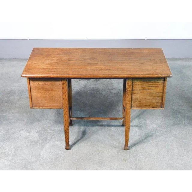 Oak Desk with Compartments, Early 1900s For Sale - Image 15 of 18
