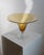 Vintage Italian Orange Bubble Murano Glass Footed Bowl with Ball Stem, 1980s For Sale - Image 6 of 13
