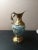 1970s Solid Brass Enamel Pitcher Vase Made in Holland For Sale - Image 4 of 6