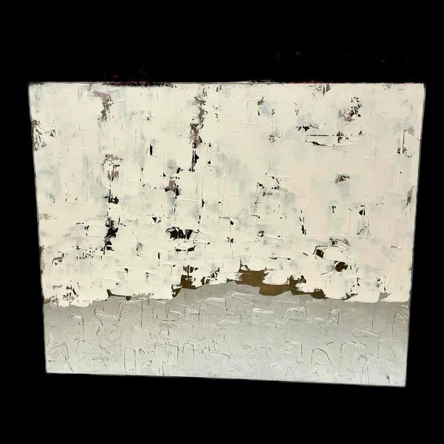 Sarah Brooke Original Abstract Minimalist Oil Painting on Canvas For Sale - Image 11 of 11