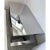 Metal X-Base Cocktail Table Polished Steel For Sale - Image 7 of 13