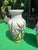 Pair of Handmade Floral Ceramic Vases For Sale In Atlanta - Image 6 of 8