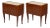 Osvaldo Borsani Attr., Exotic Wood, Glass, Brass, Nightstands, Italy, 1960s, Pair For Sale