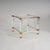 Add a touch of Parisian high-glamour to your living space with this iconic square side table by the renowned Pierre...